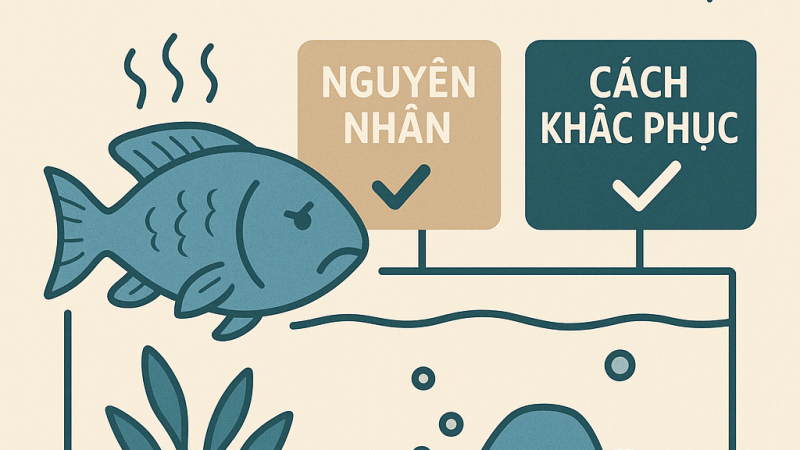 Cá cảnh bị stress: Nguyên nhân và cách khắc phục